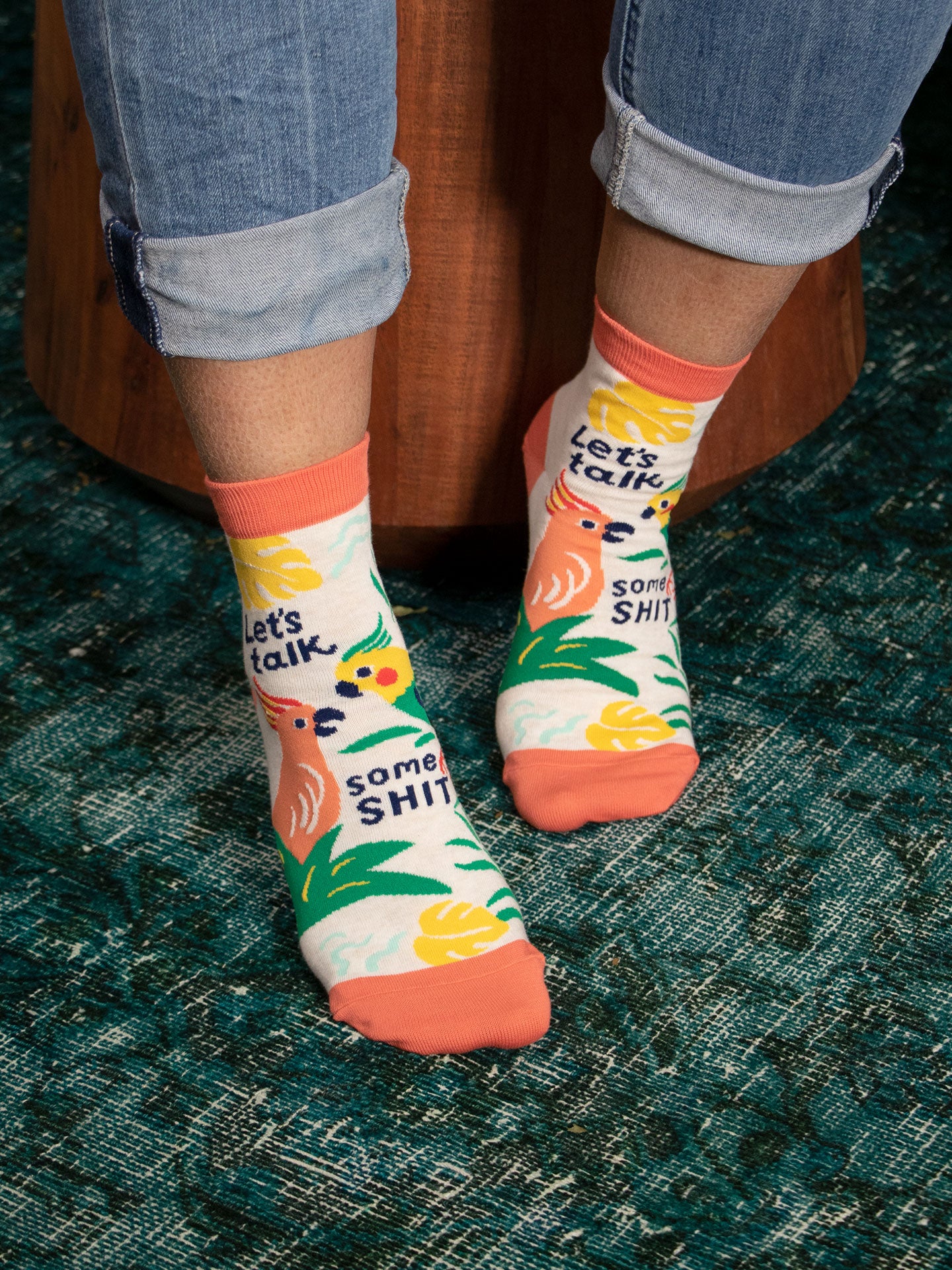 SW676 Talk Some Shit Ankle Socks - new!