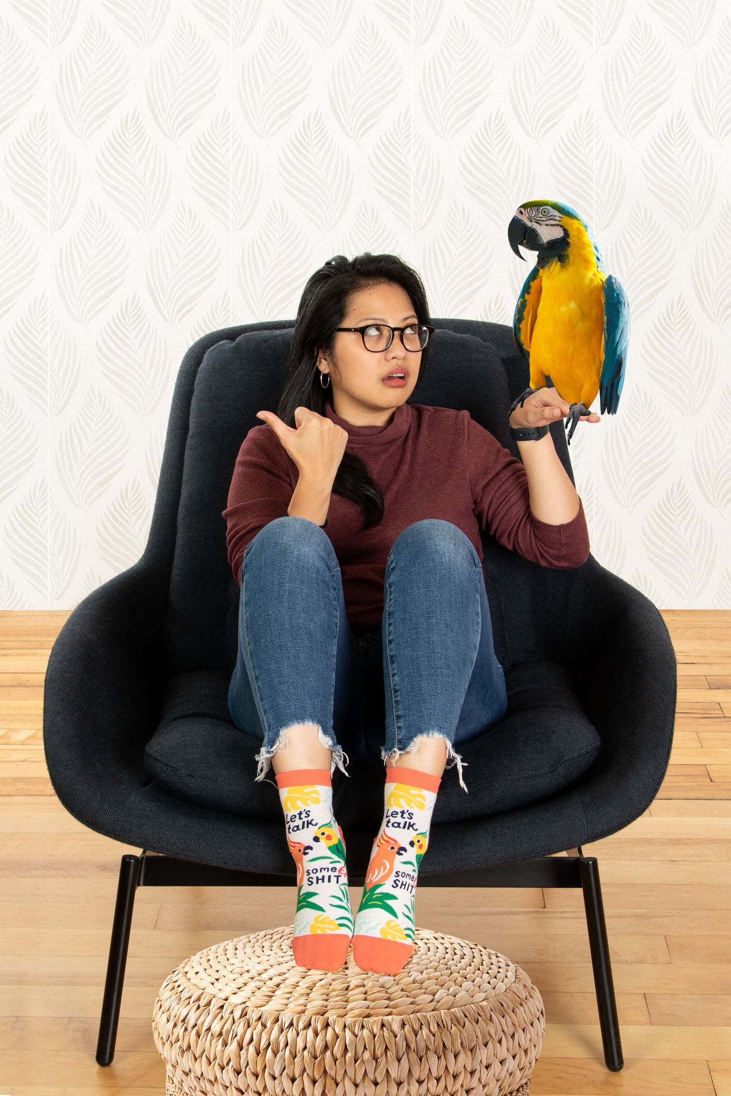 SW676 Talk Some Shit Ankle Socks - new!