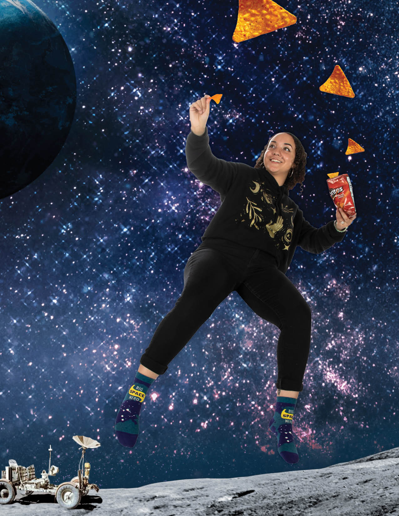 SW679 Big Space Nerd Ankle Socks - new!