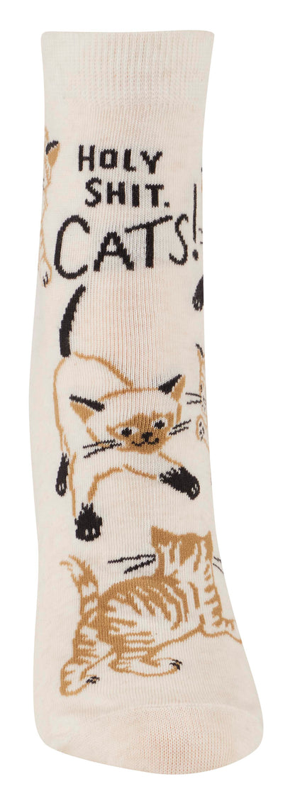 SW681 Holy Shit. Cats! Ankle Socks - NEW!