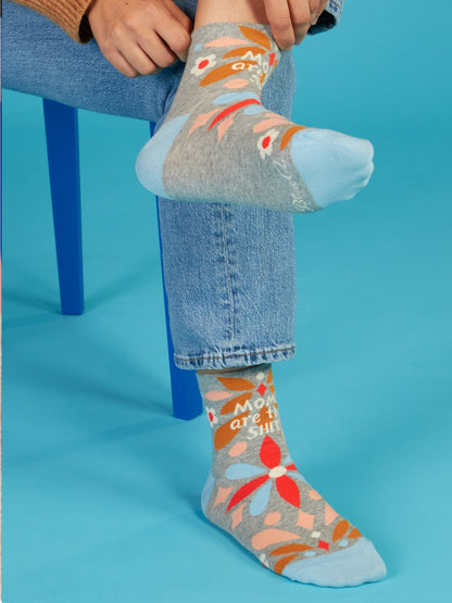 Moms Are The Shit Ankle Socks by Blue Q – image 6