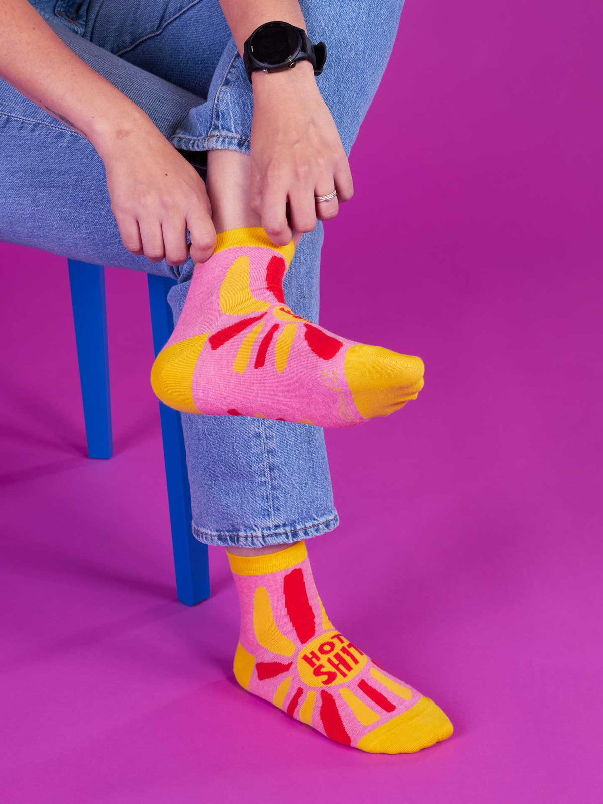 Hot Shit Ankle Socks by Blue Q – image 7