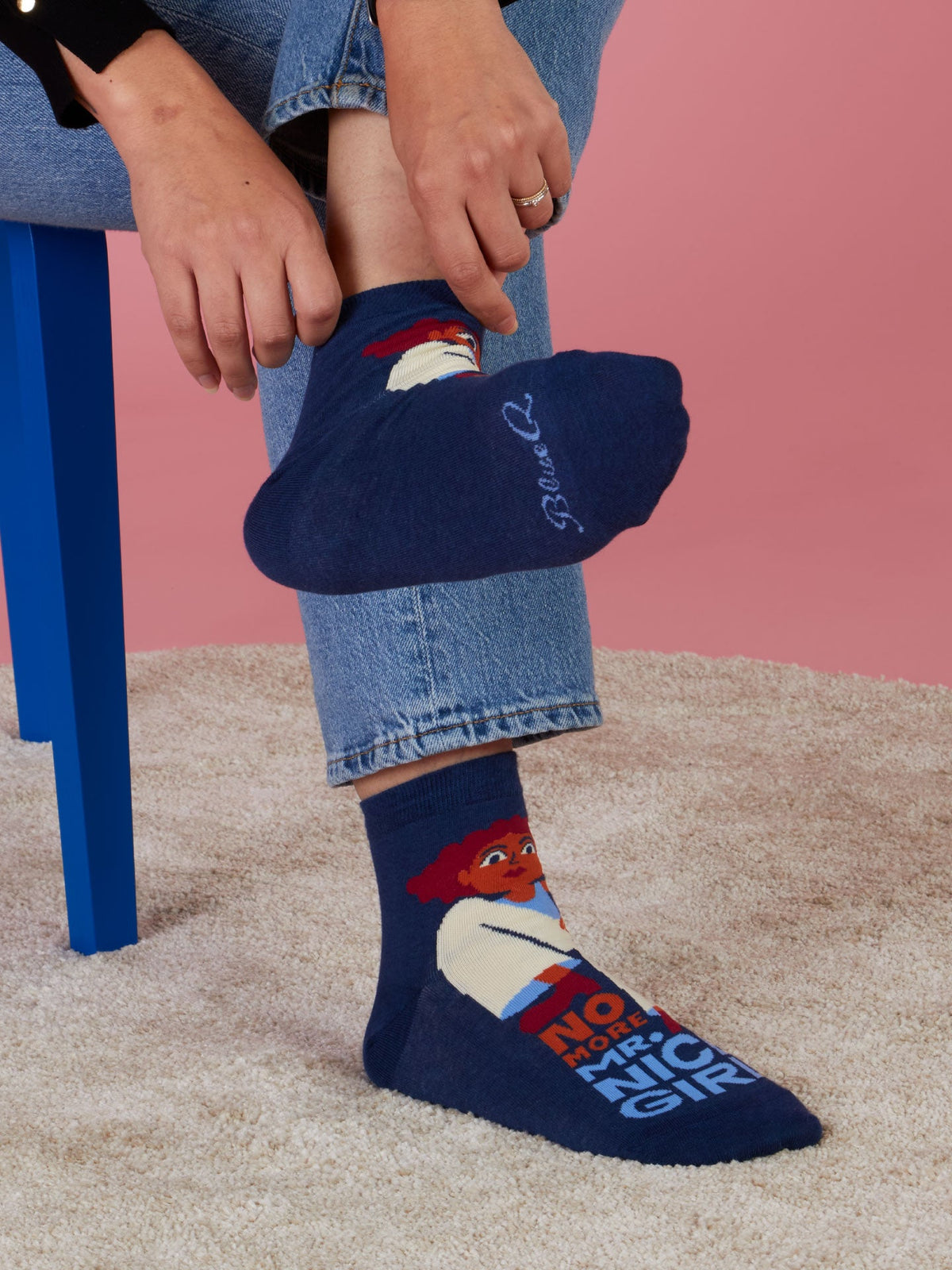 Mr. Nice Girl Ankle Socks by Blue Q – image 7
