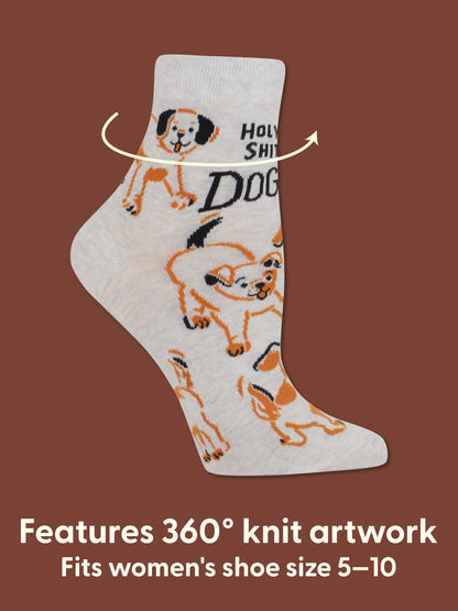 Holy Shit. Dogs! Ankle Socks by Blue Q – image 7