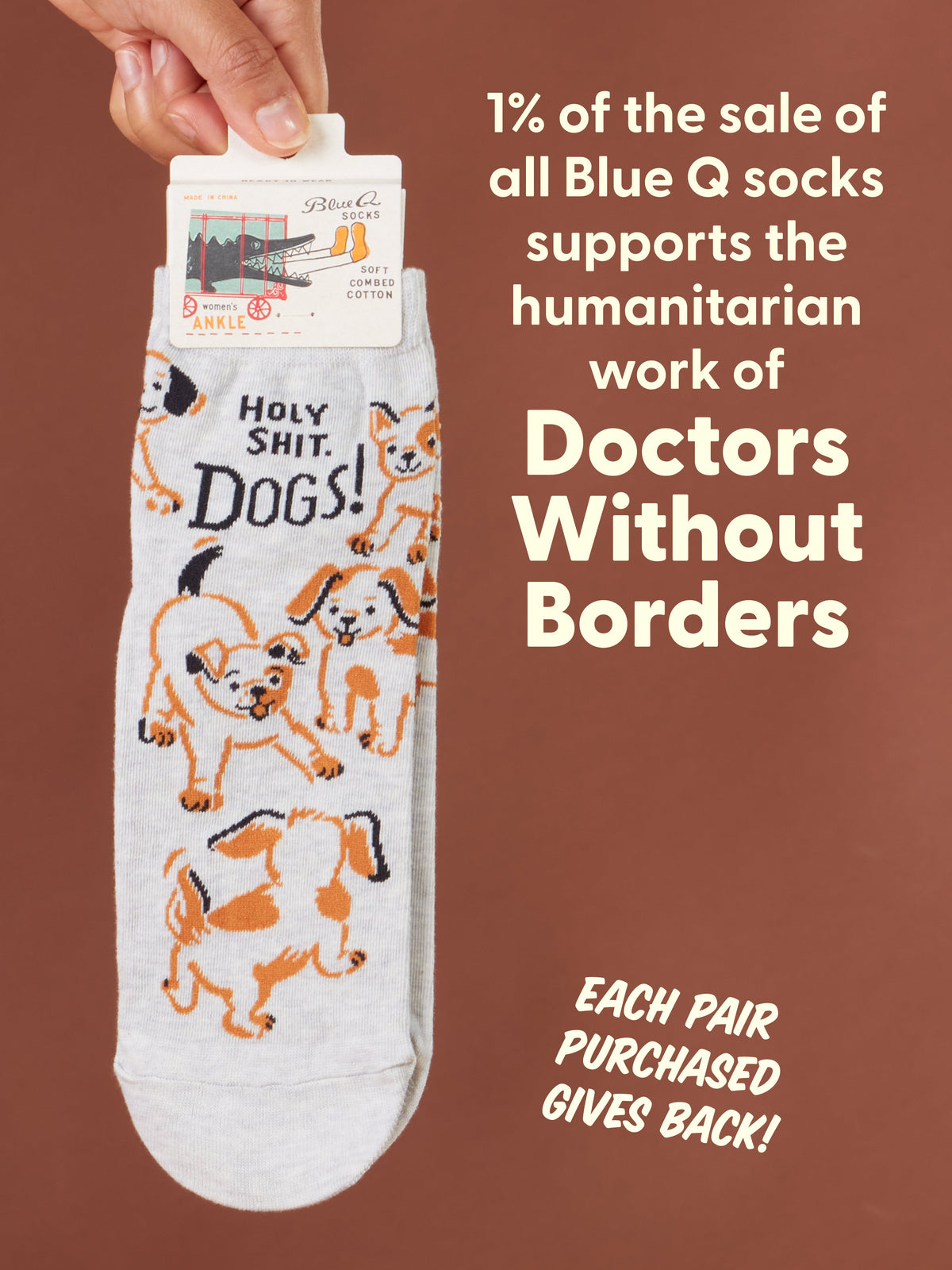 Holy Shit. Dogs! Ankle Socks by Blue Q – image 10