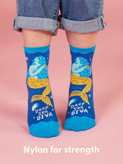 Deep Sea Diva Ankle Socks by Blue Q – image 8