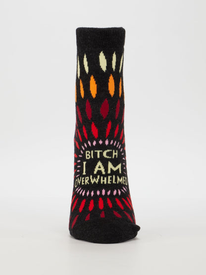 SW693 Bitch I AM Overwhelmed Women's Ankle Socks