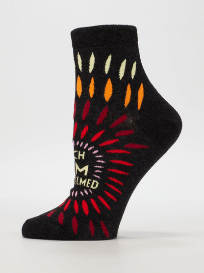 SW693 Bitch I AM Overwhelmed Women's Ankle Socks