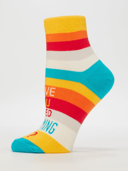 SW695 Have You Tried Screaming??? Women's Ankle Socks