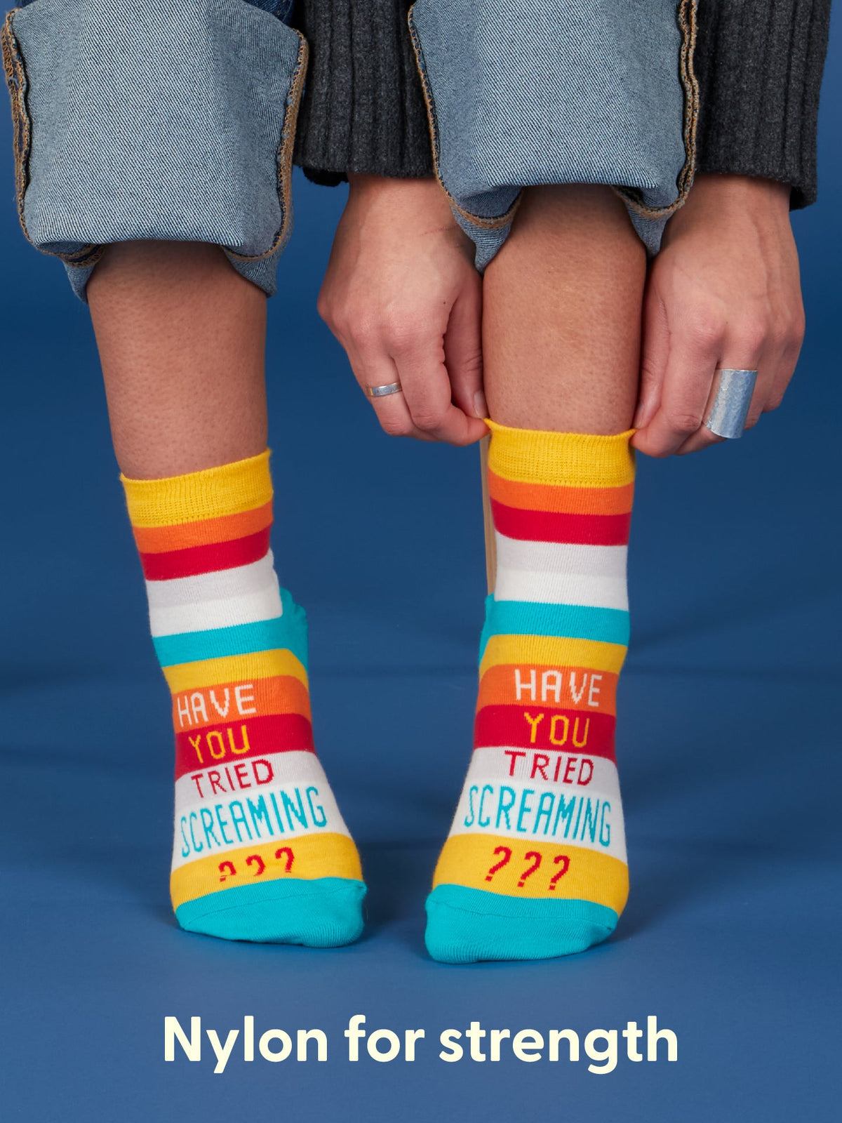Have You Tried Screaming??? Women's Ankle Socks by Blue Q – image 7
