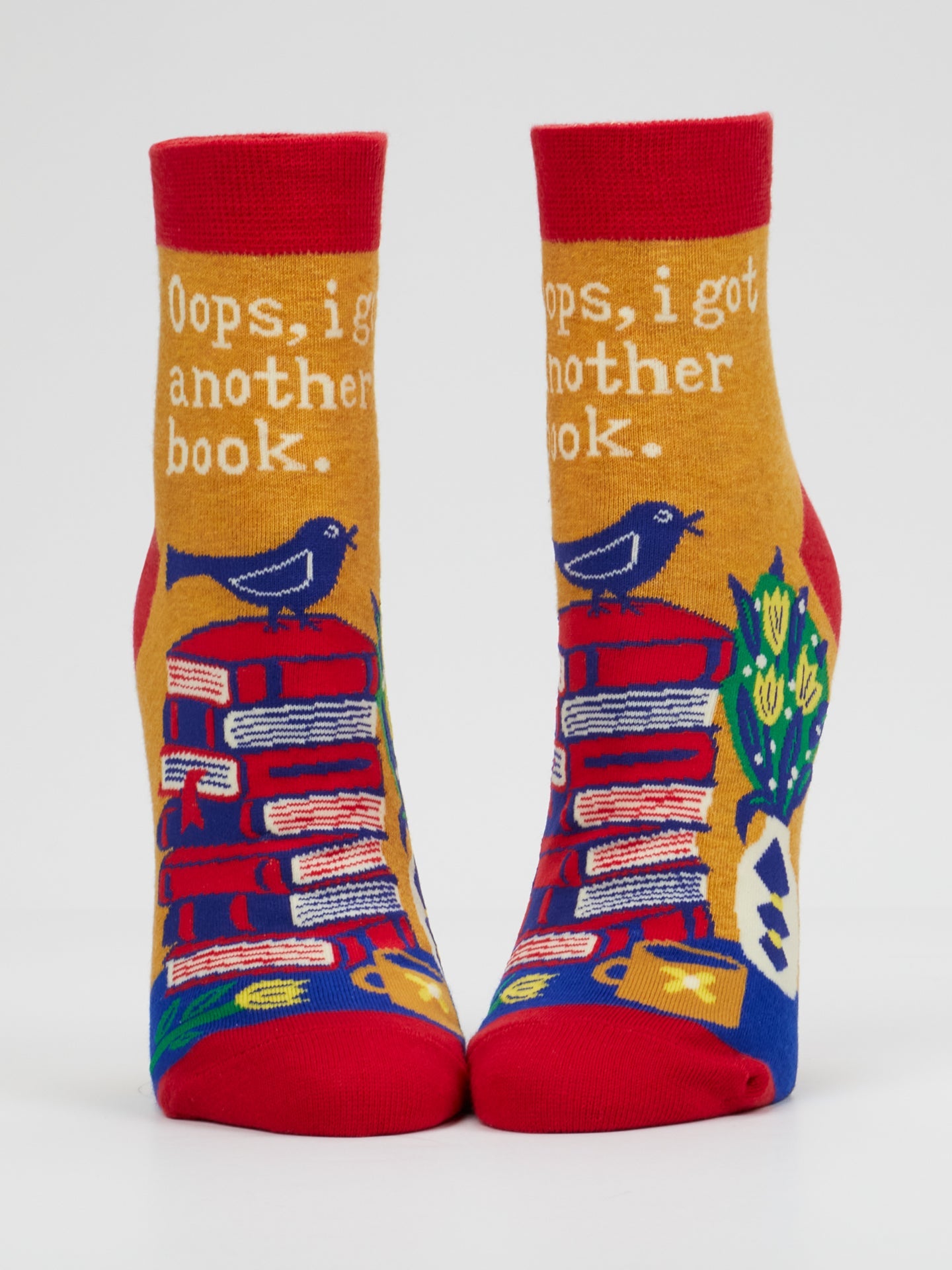 Oops, I Got Another Book. Women's Ankle Socks by Blue Q