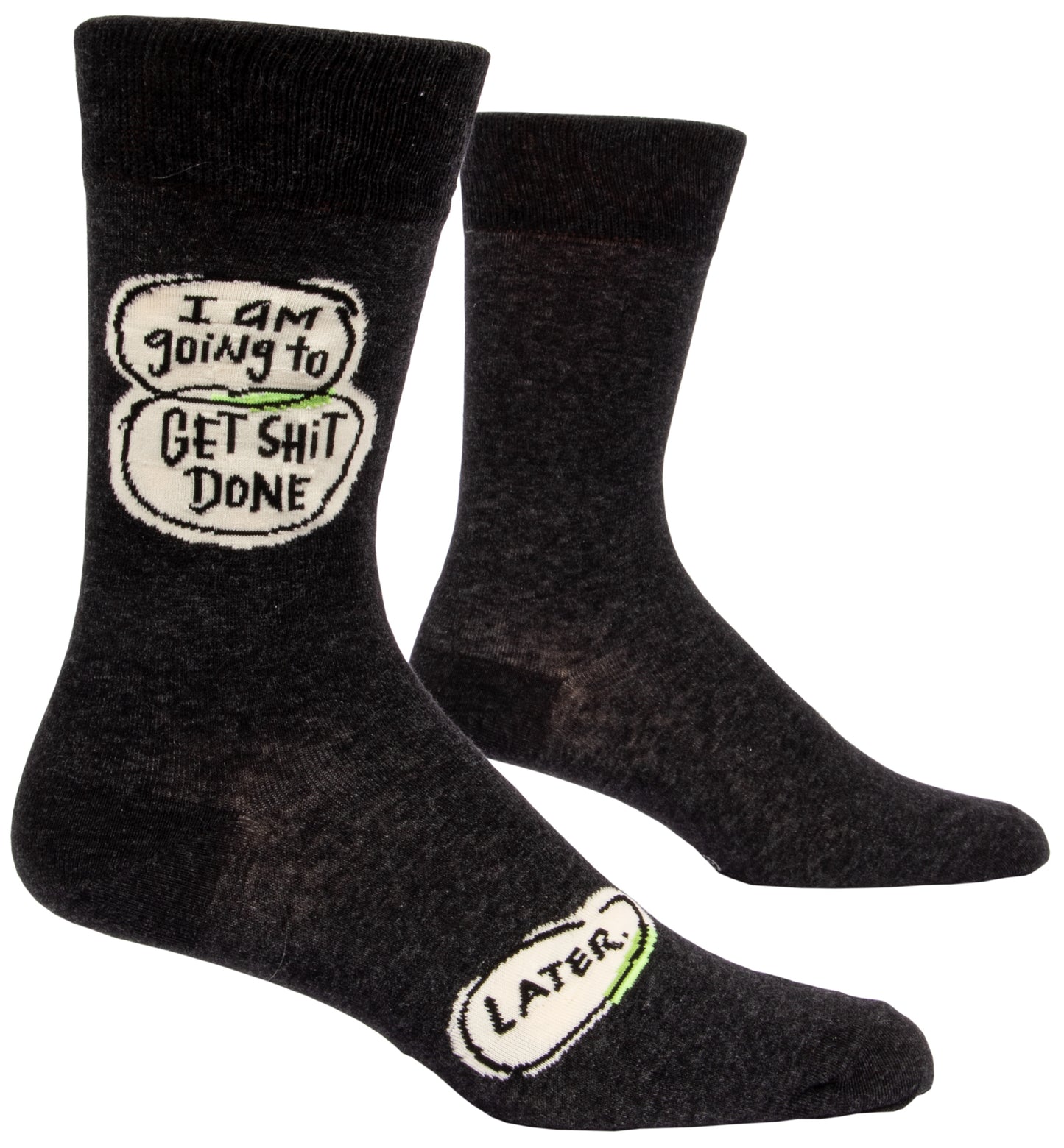 SW802 Get Shit Done Later Men's Socks