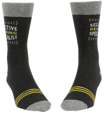 SW851 Selective Hearing Specialist Men's Socks