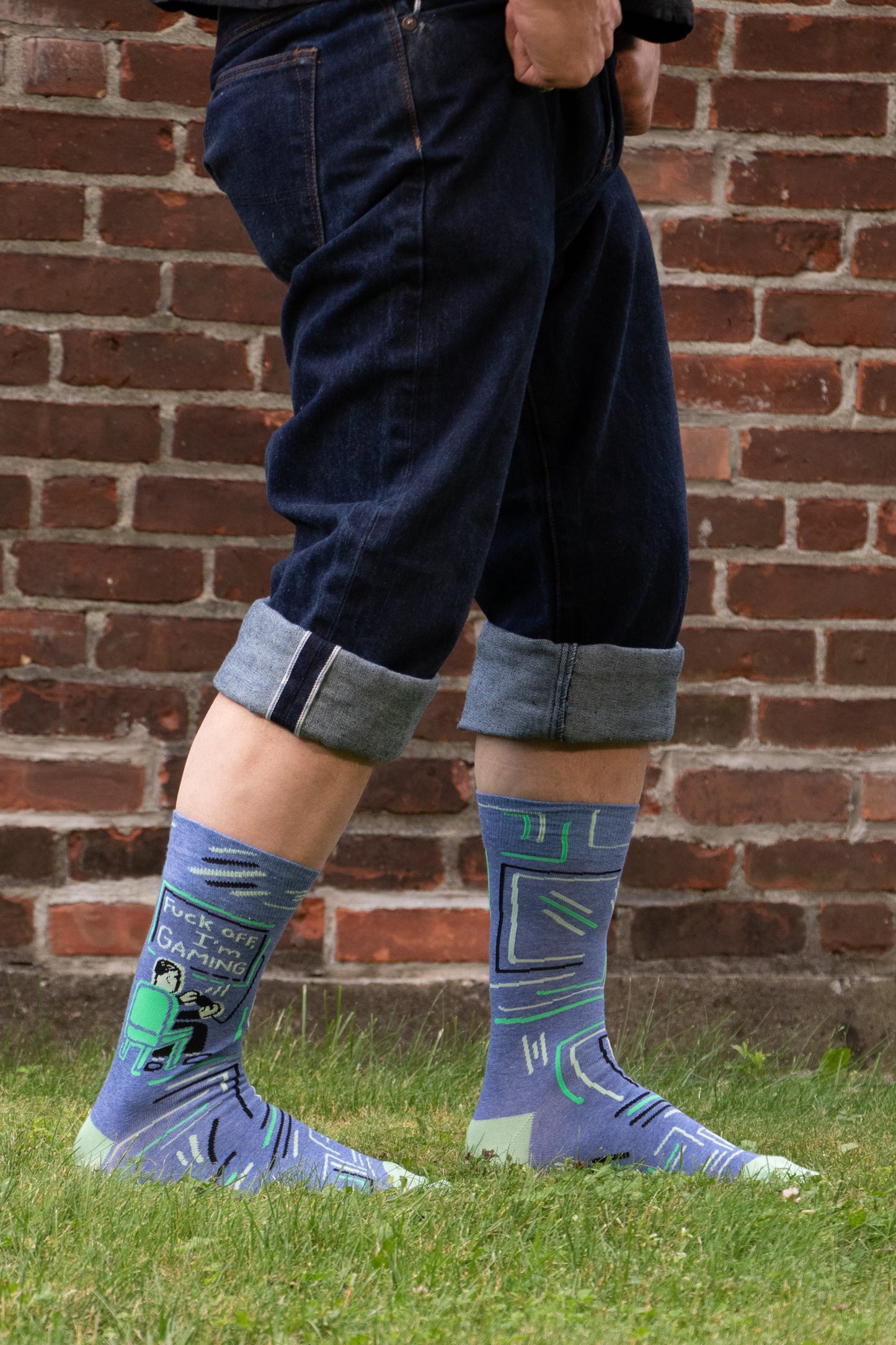 SW861 FuckOff, I'm Gaming Men's Socks