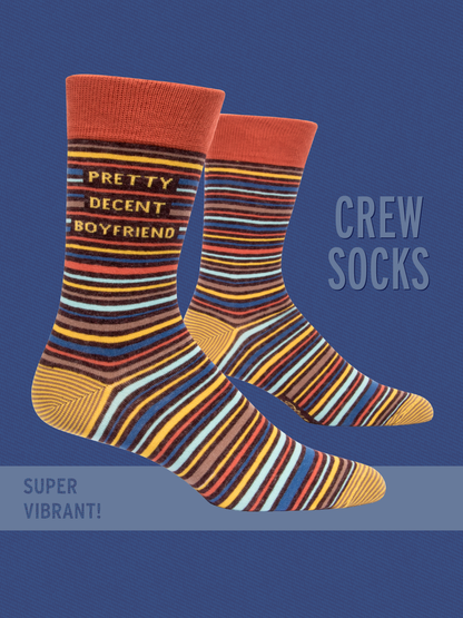 SW864 Pretty Decent Boyfriend Men's Socks