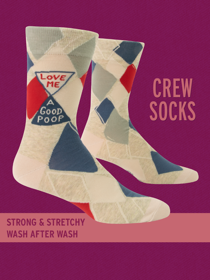 SW888 Love Me A Good Poop Men's Socks