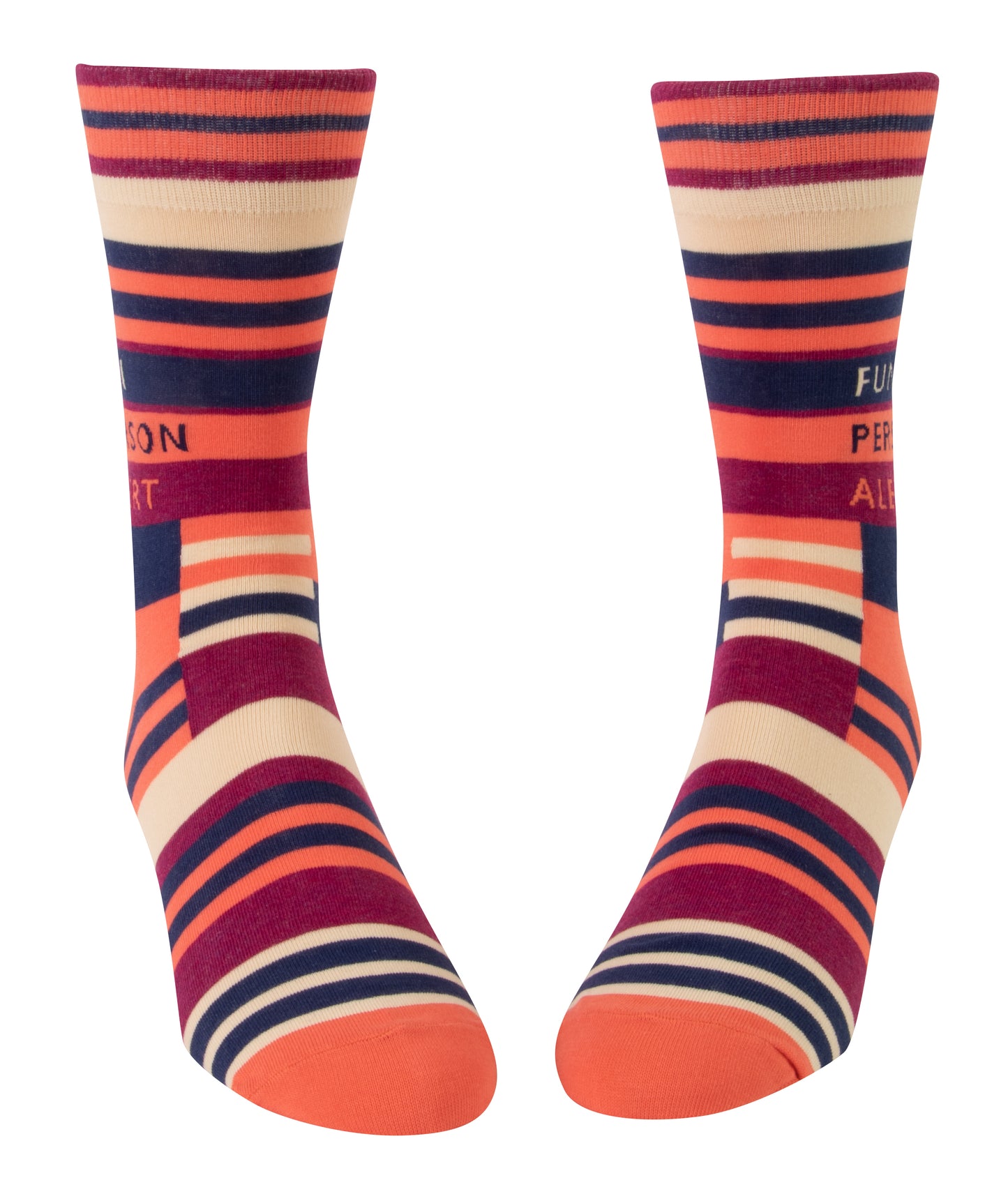 SW889 Fun Person Alert Men's Socks