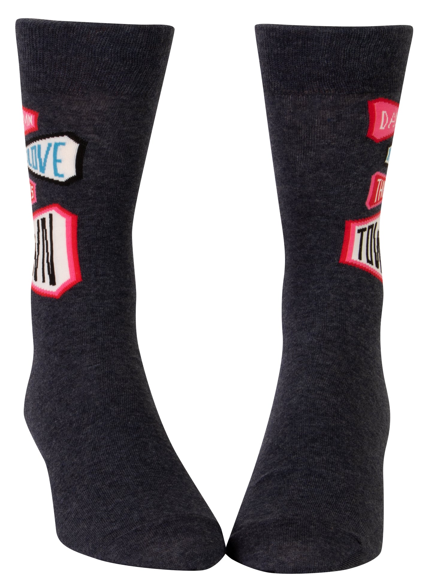 SW892 Damn I Love This Town Men's Socks - NEW!