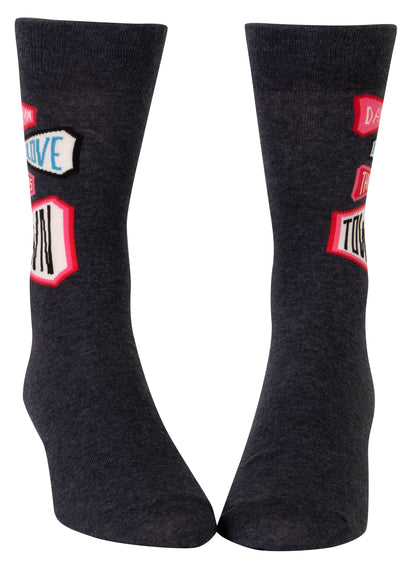SW892 Damn I Love This Town Men's Socks - NEW!