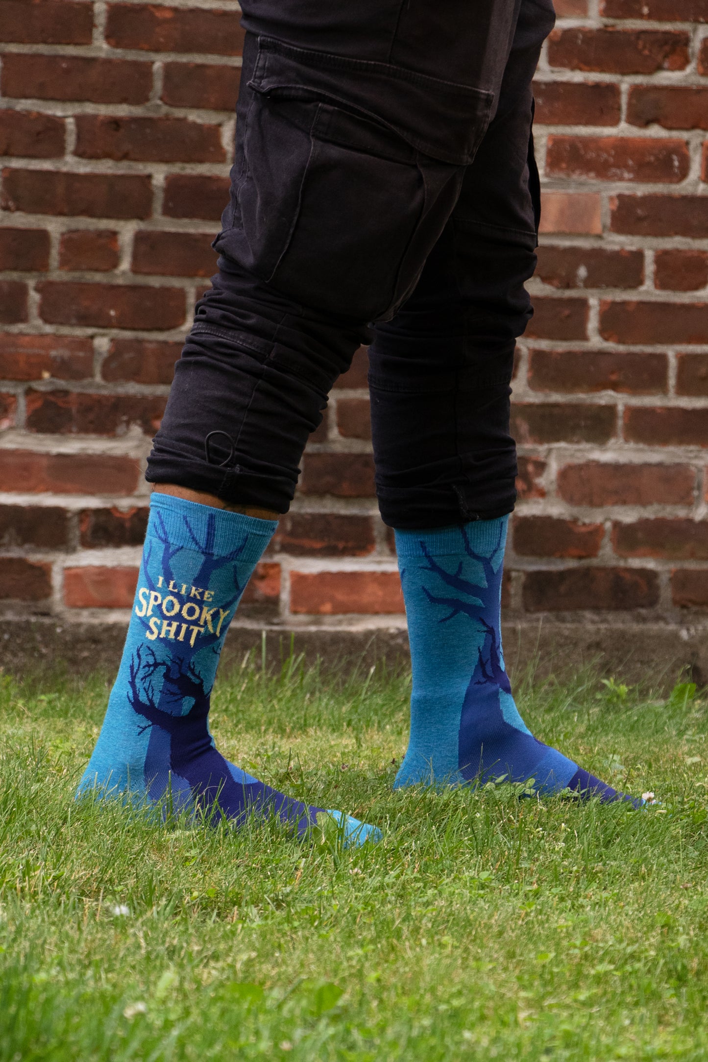 SW898 I Like Spooky Shit Men's Socks