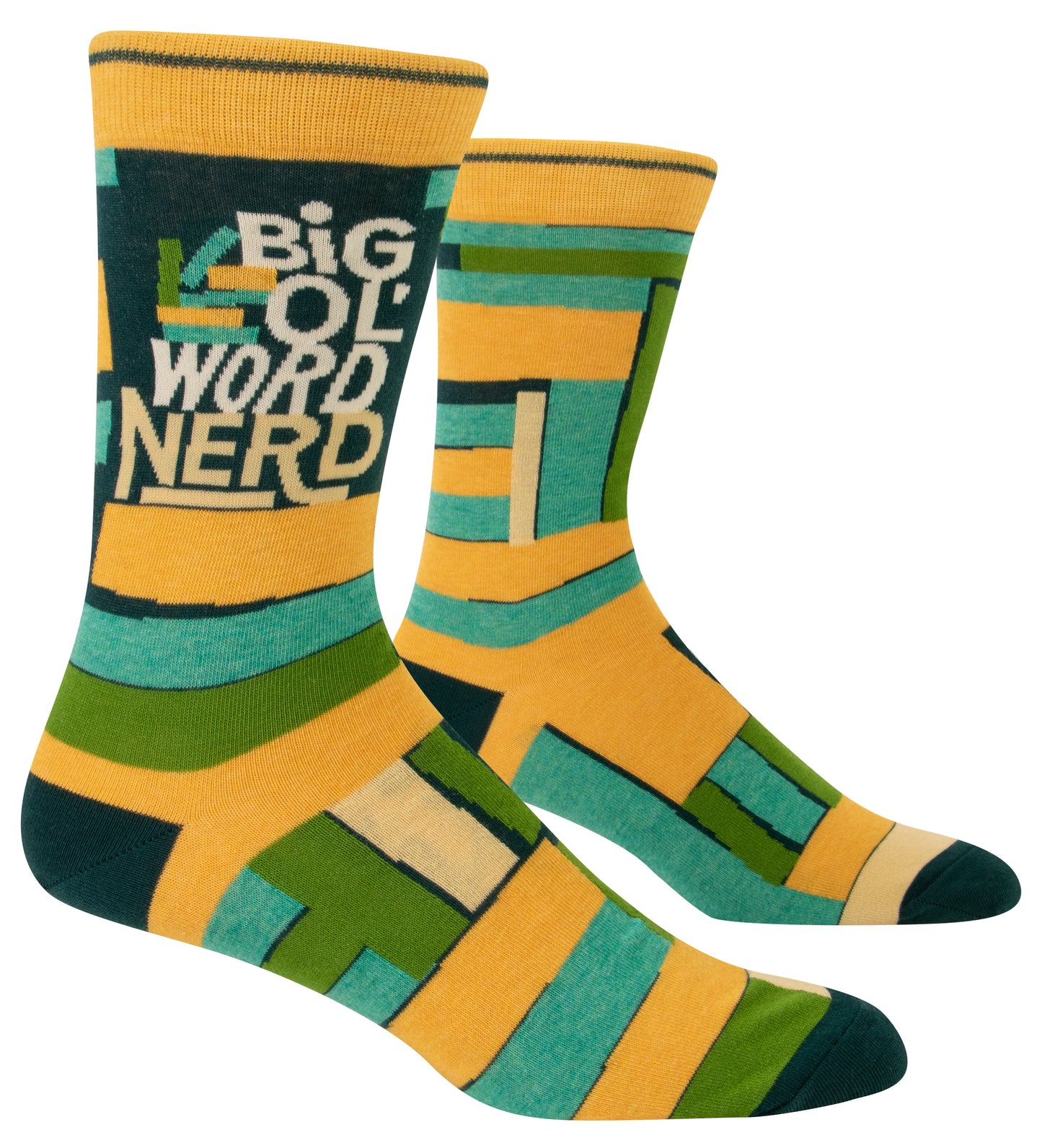 SW899 Big 'Ol World Nerd Men's Socks