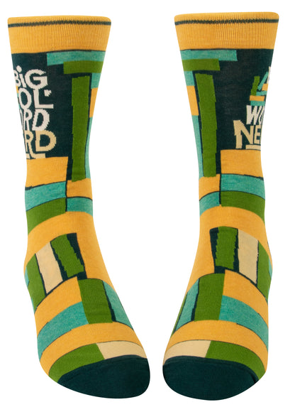 SW899 Big 'Ol World Nerd Men's Socks