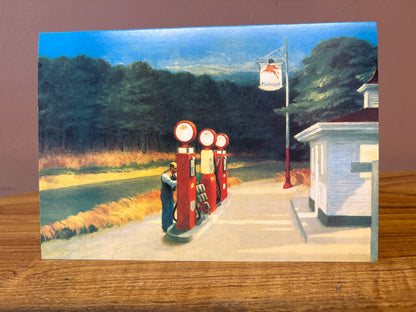 Tushita Card Edward Hopper (1882-1967) Gas Station, 1940