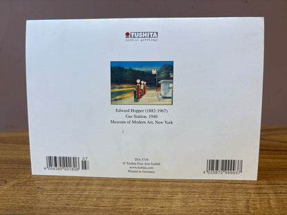 Tushita Card Edward Hopper (1882-1967) Gas Station, 1940