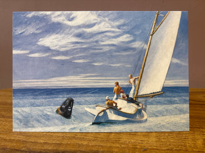 Tushita Card Edward Hopper (1882-1967) Ground Swell, 1939, Seegang, Houle