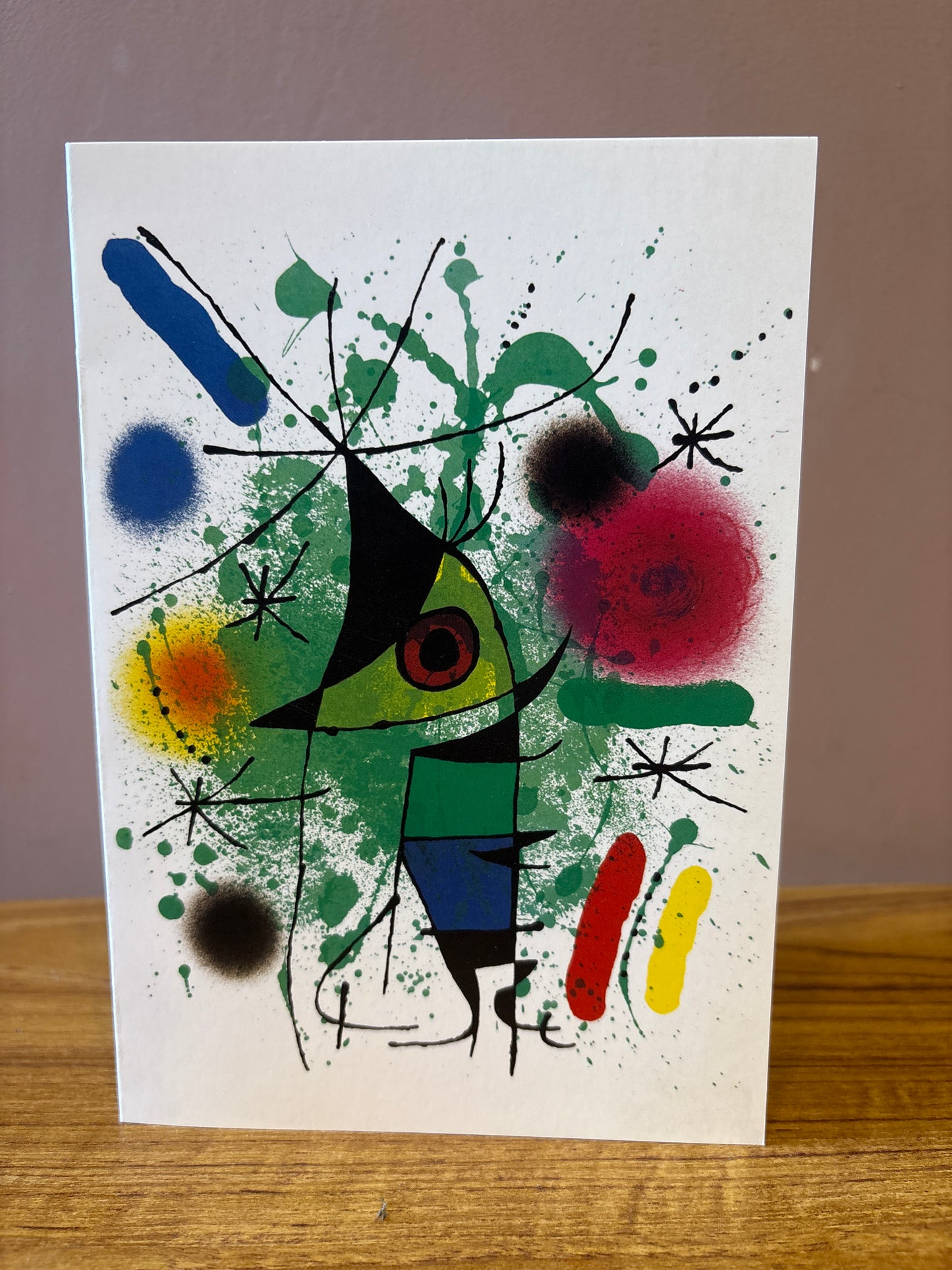 Tushita Card JOAN MIRO The singing fish, Der singende Fisch, 1972