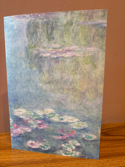 Tushita Card Claude Monet Water Lilies, Seerosen (Detail), 1908