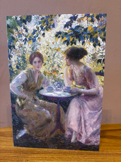 Tushita Card Lawton S. Parker Tea in the Garden, 1914
