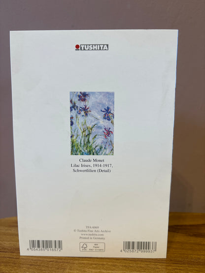 Tushita Card Claude Monet Lilac Irises, 1914-1917, Schwertlilien (Detail)