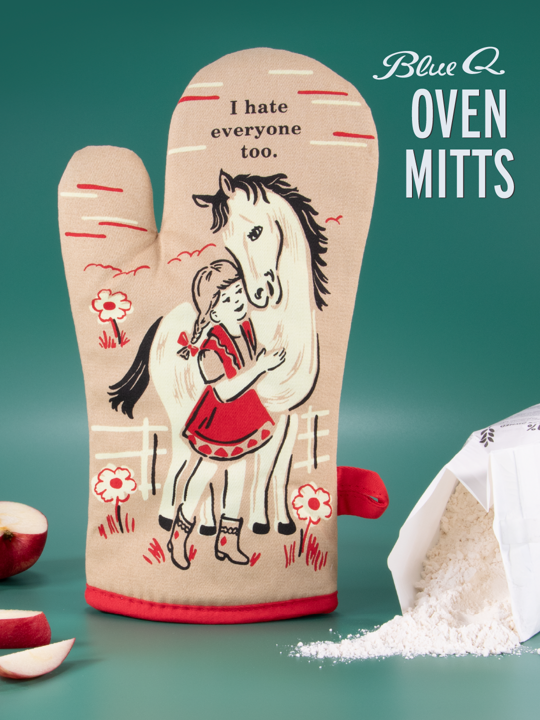 WW100 I Hate Everyone Too Oven Mitt