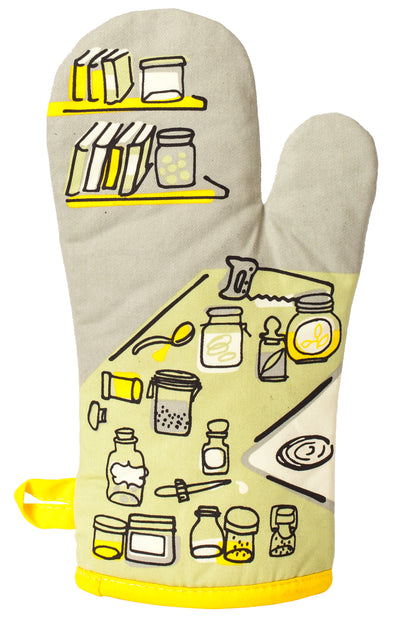 WW111 Blue Q Recipe On Your Ass Oven Mitt