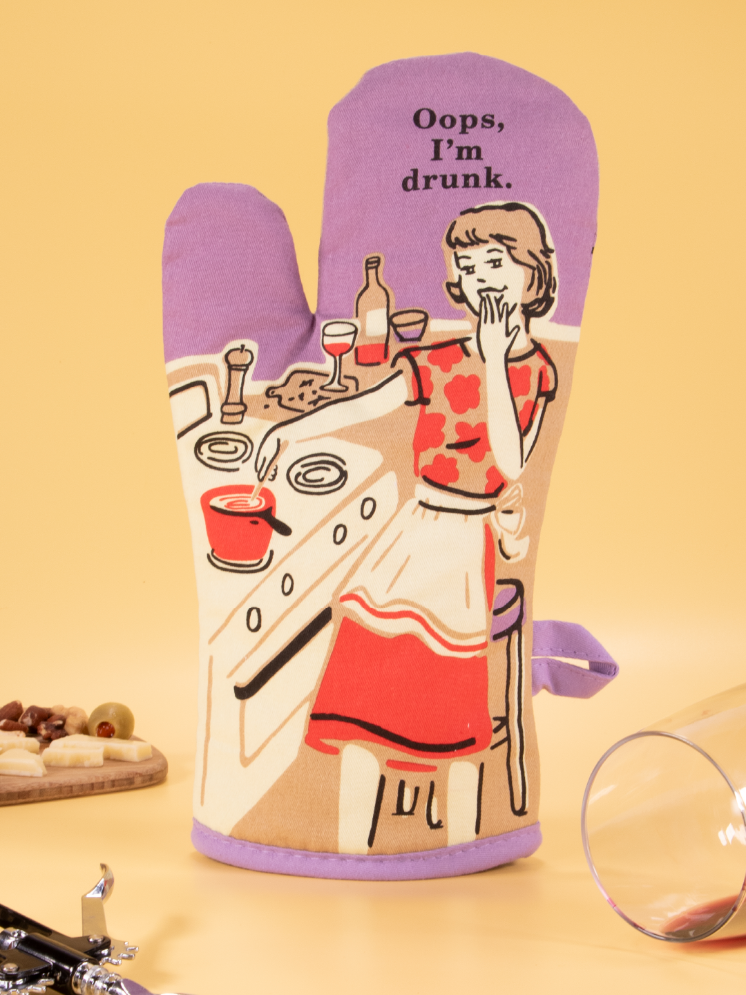 WW120 Oops, I'm Drunk Oven Mitt
