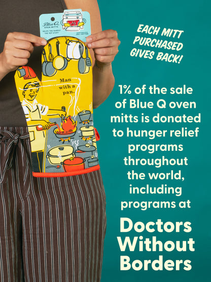 Man With A Pan Oven Mitt by Blue Q – image 9