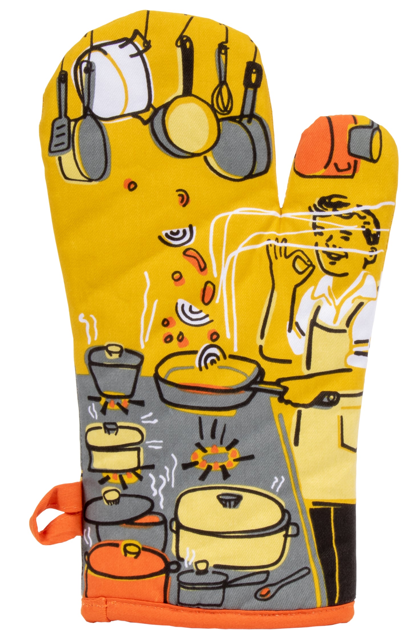 WW128 Man With A Pan Oven Mitt