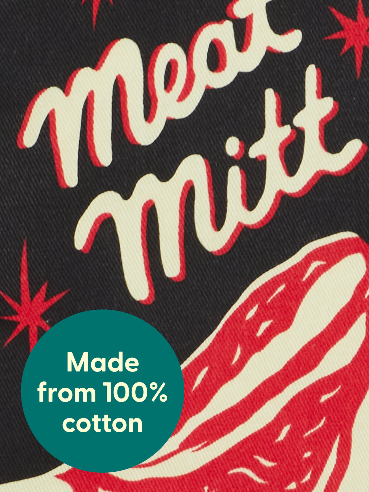 Meat Mitt Oven Mitt by Blue Q – image 5
