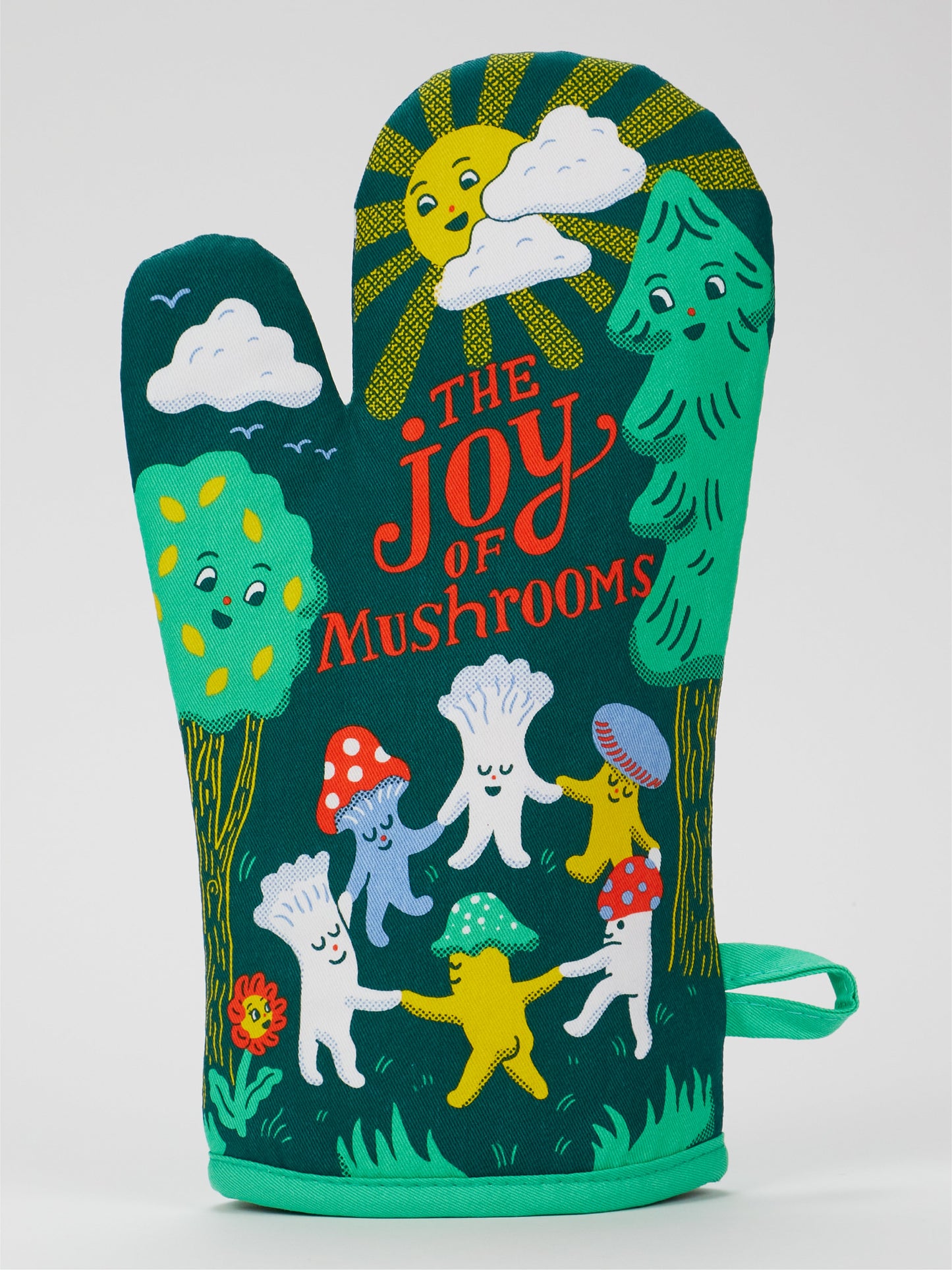 The Joy Of Mushrooms Oven Mitt by Blue Q