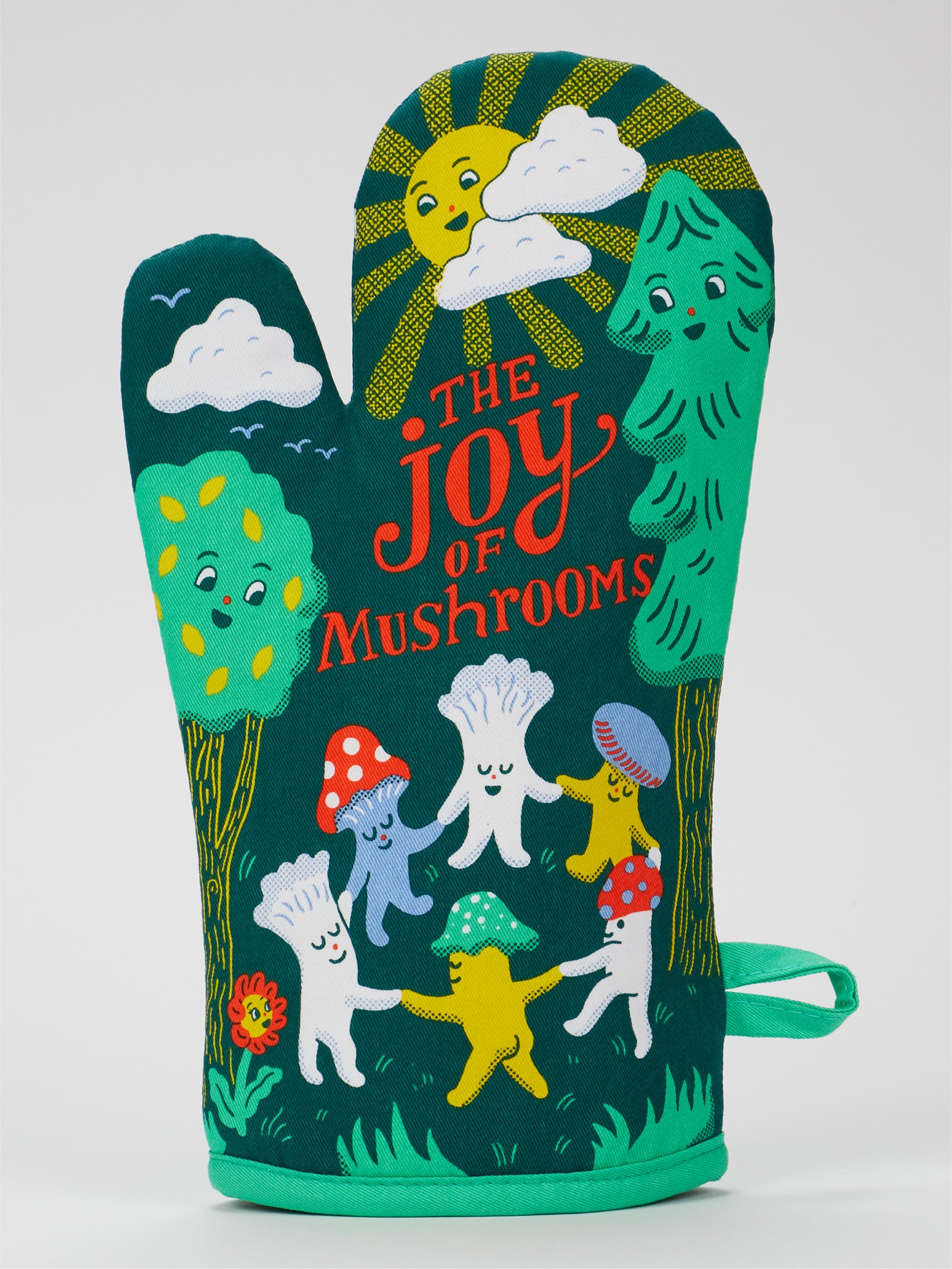 The Joy Of Mushrooms Oven Mitt by Blue Q
