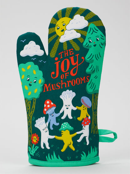 The Joy Of Mushrooms Oven Mitt by Blue Q