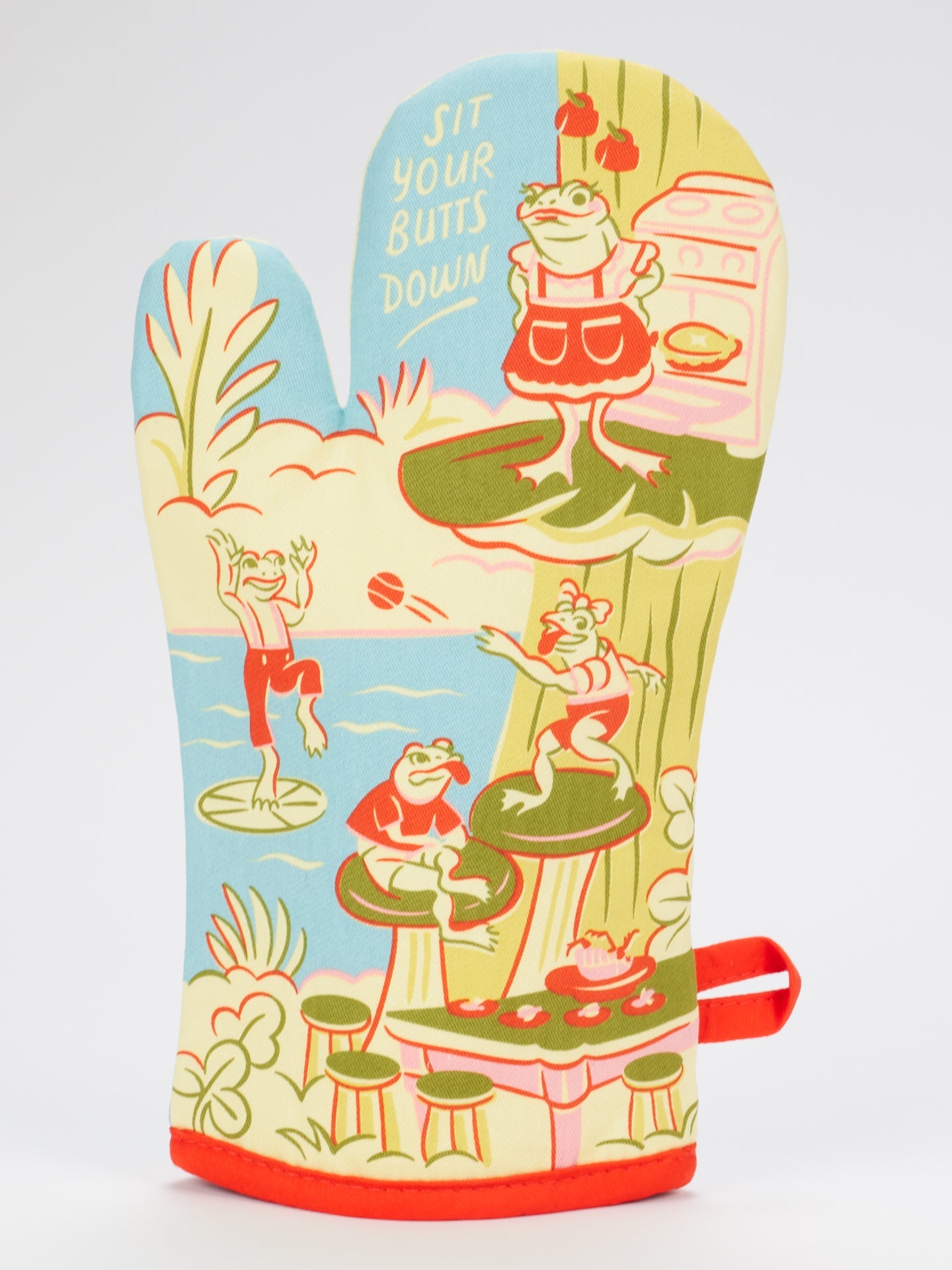 Sit Your Butts Down Oven Mitt by Blue Q