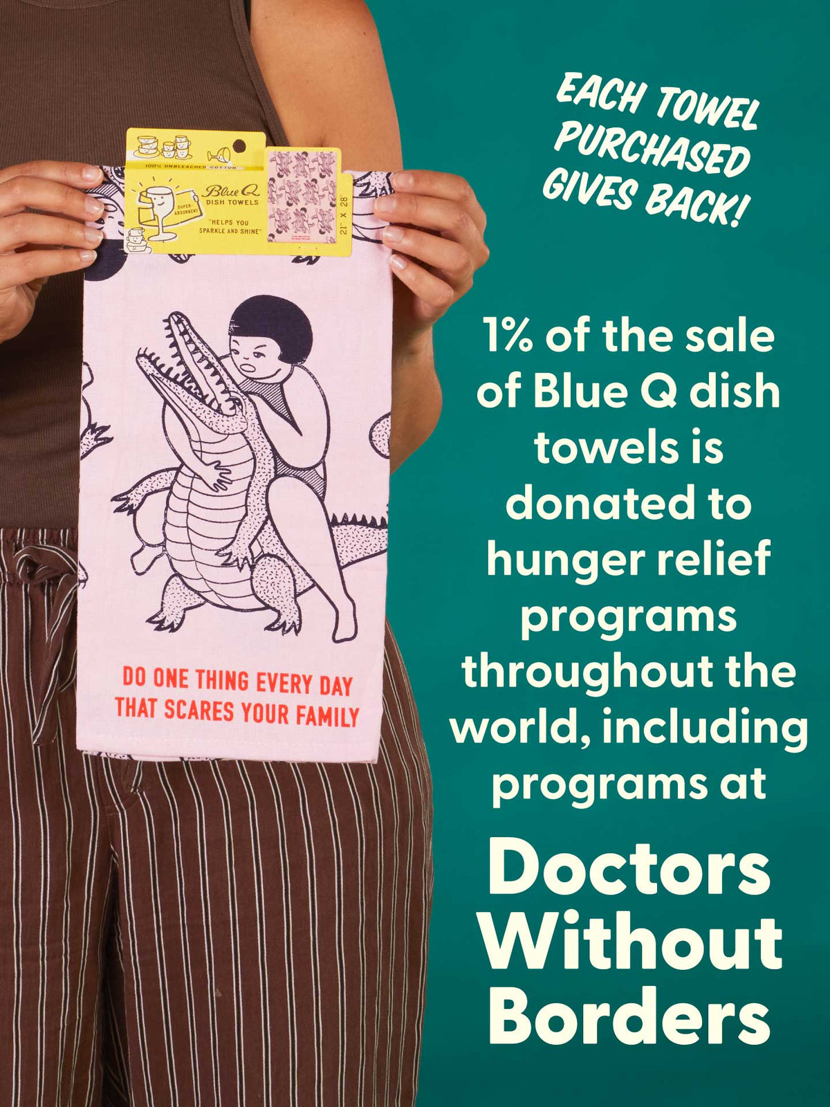 Scares Your Family Dish Towel by Blue Q – image 11