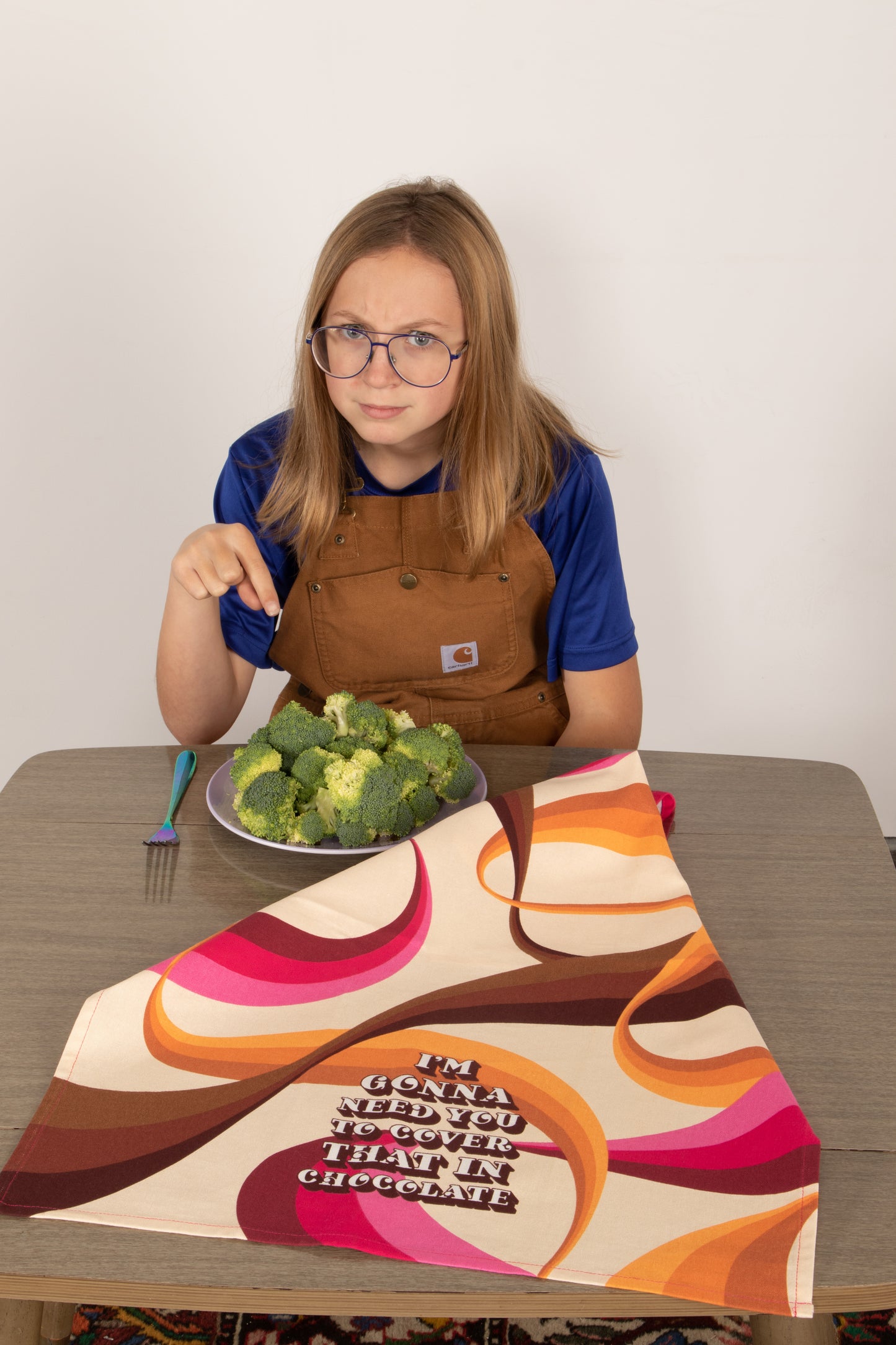 WW341 Cover in Chocolate dish towel