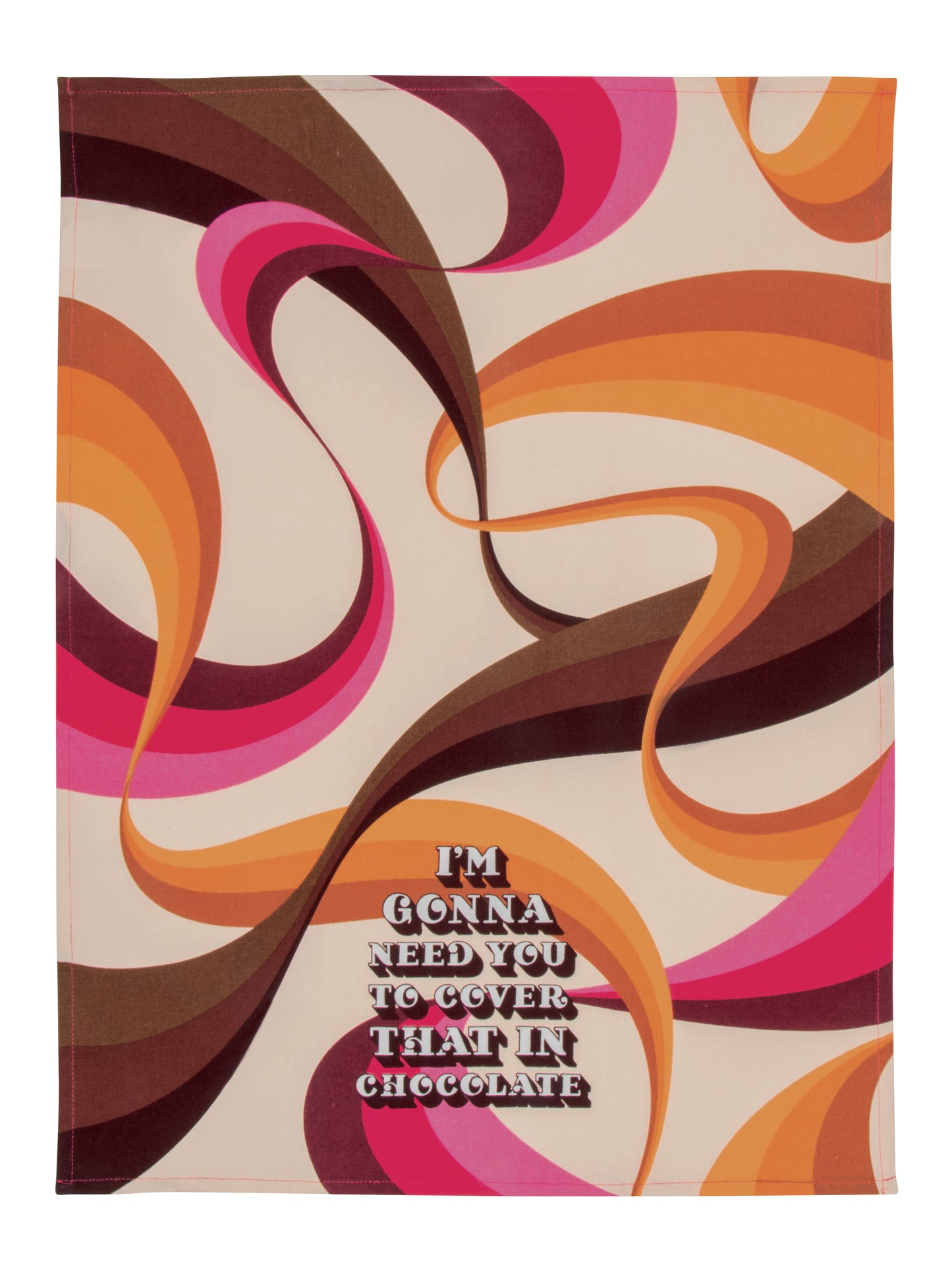 WW341 Cover in Chocolate dish towel