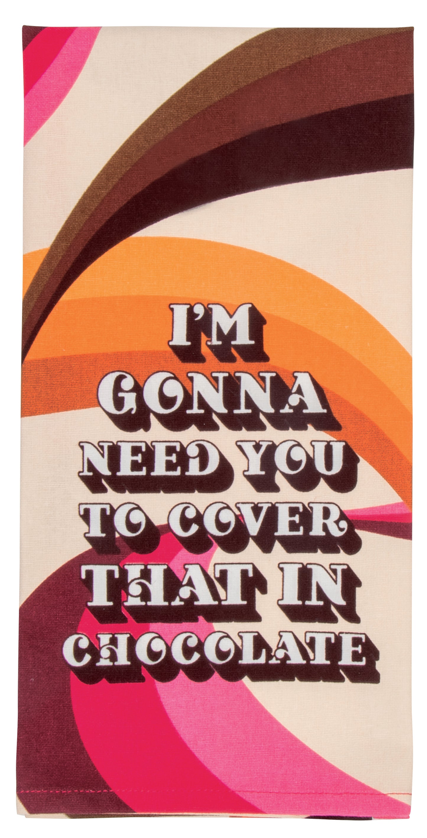 WW341 Cover in Chocolate dish towel