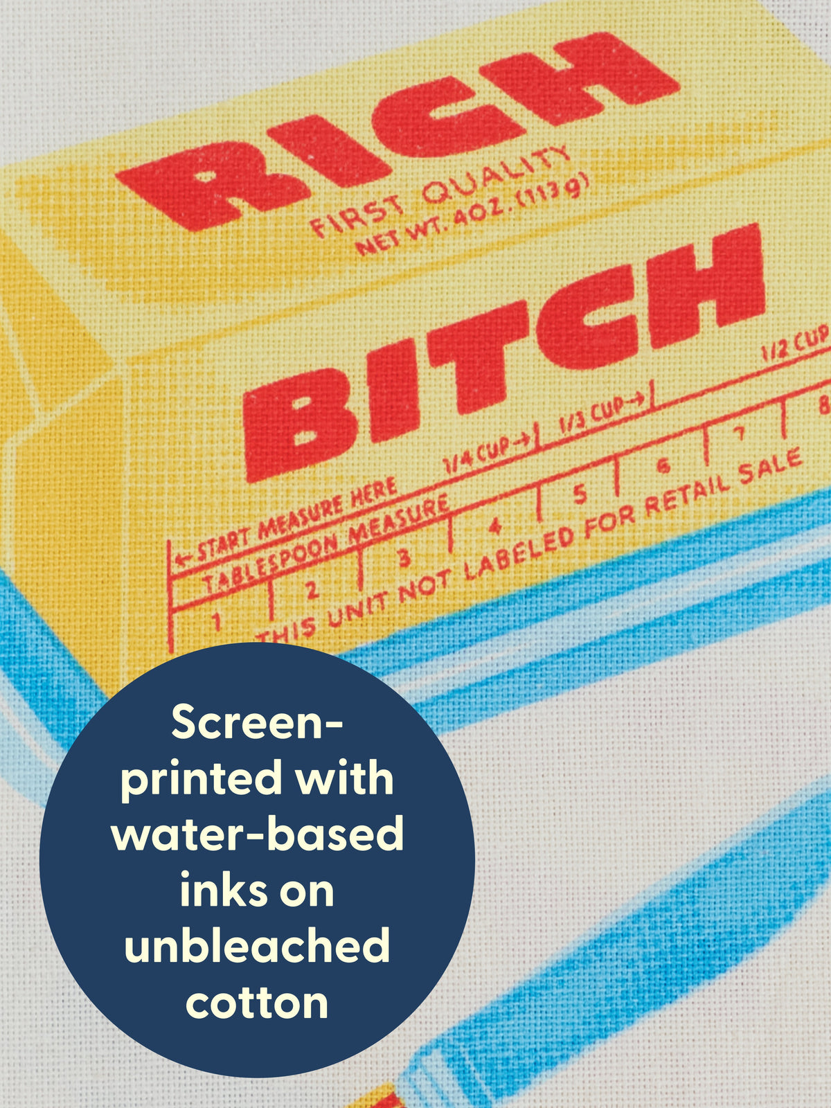 Rich Bitch Dish Towel by Blue Q – image 4