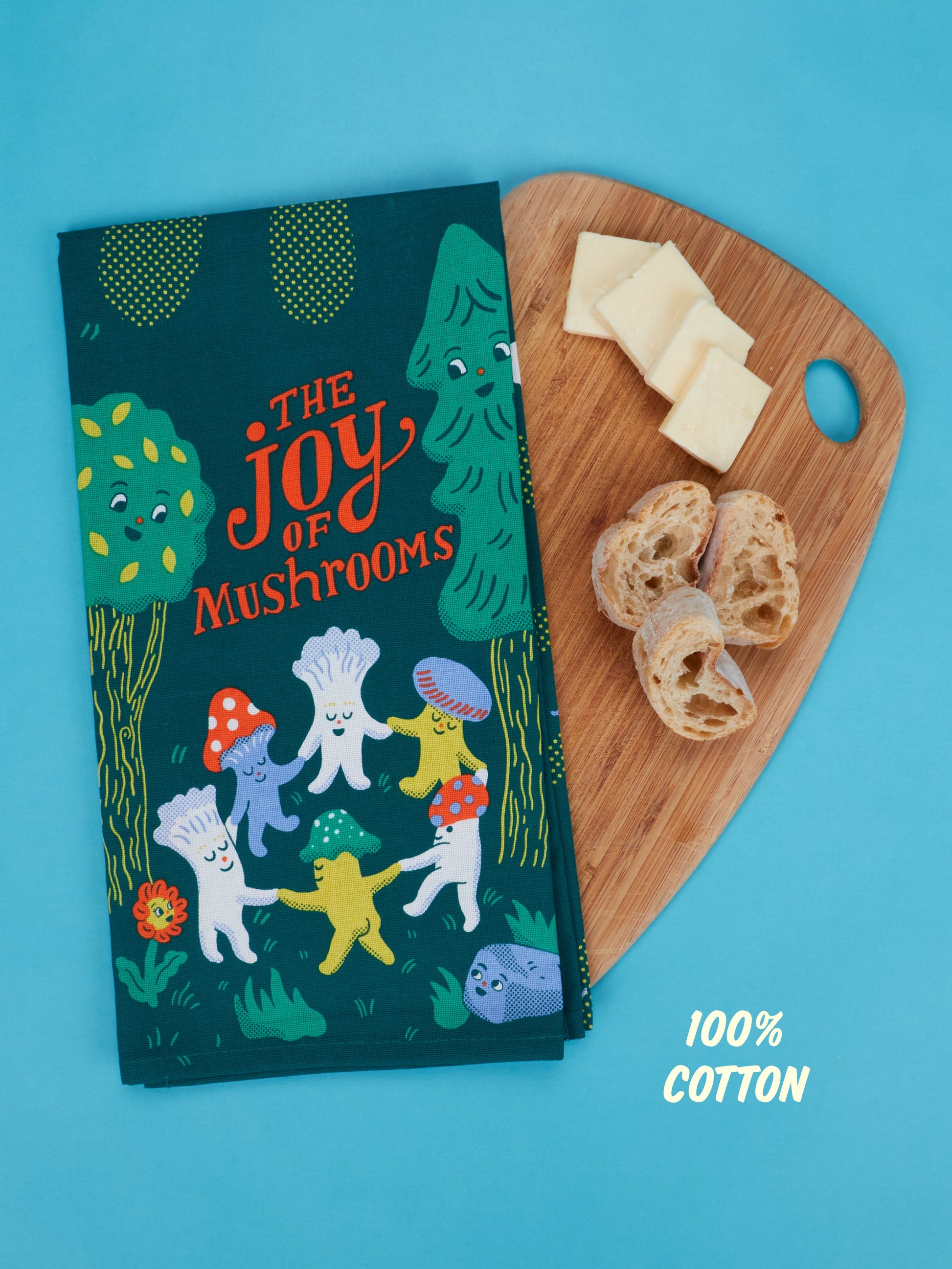 The Joy Of Mushrooms Dish Towel by Blue Q – image 4