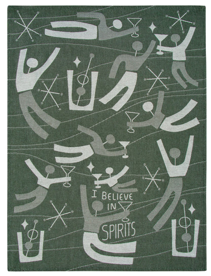 WW626 I Believe in Spirits Dish Towel